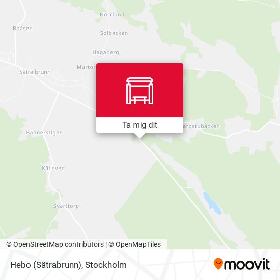 Hebo (Sätrabrunn) karta