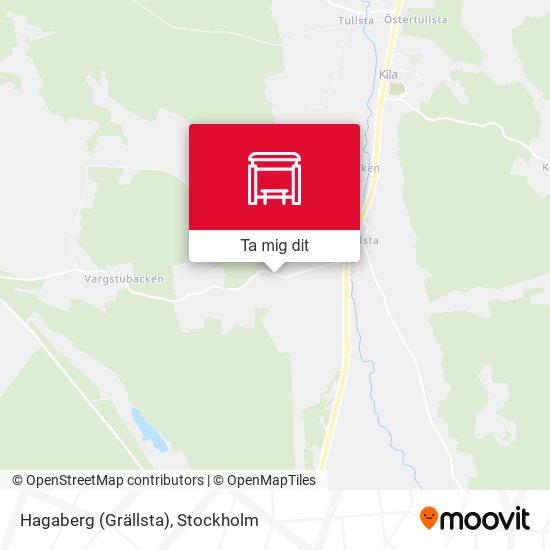 Hagaberg (Grällsta) karta