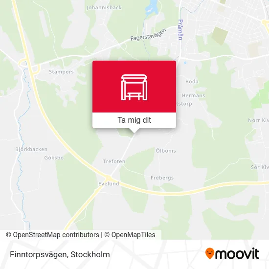 Finntorpsvägen karta