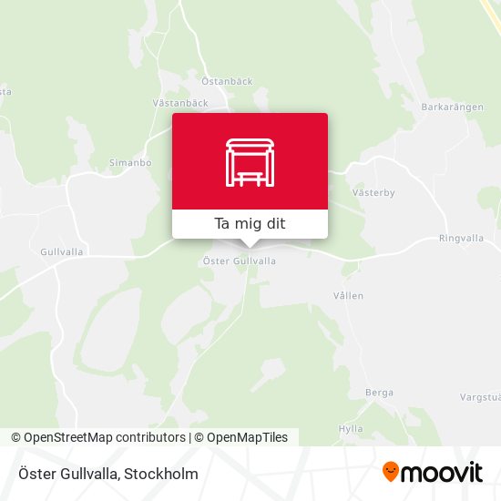 Öster Gullvalla karta