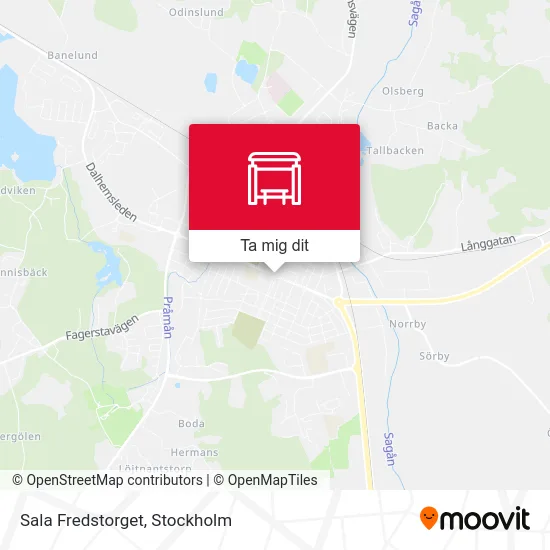 Sala Fredstorget karta