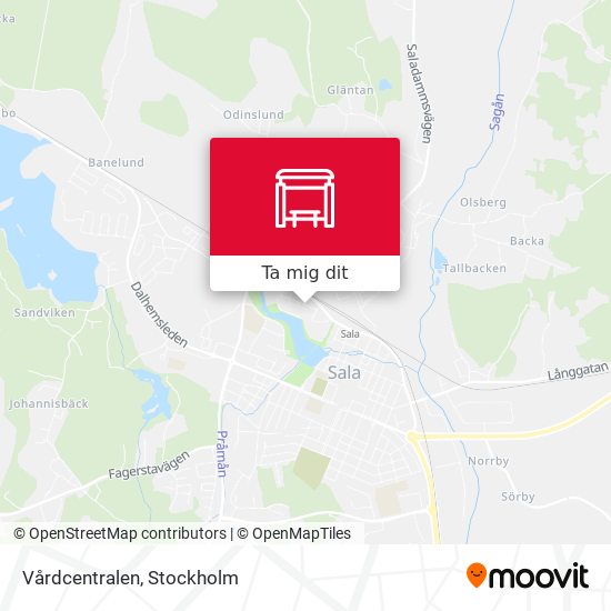 Vårdcentralen karta