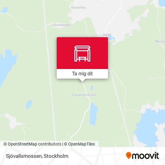 Sjövallsmossen karta