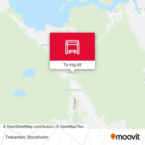 Trekanten karta