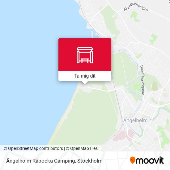 Ängelholm Råbocka Camping karta