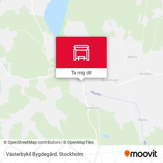 Västerbykil Bygdegård karta