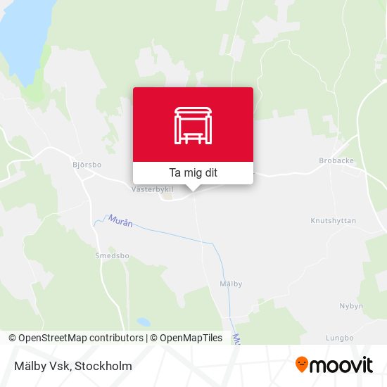 Mälby Vsk karta