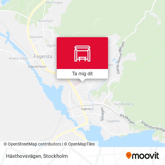 Hästhovsvägen karta