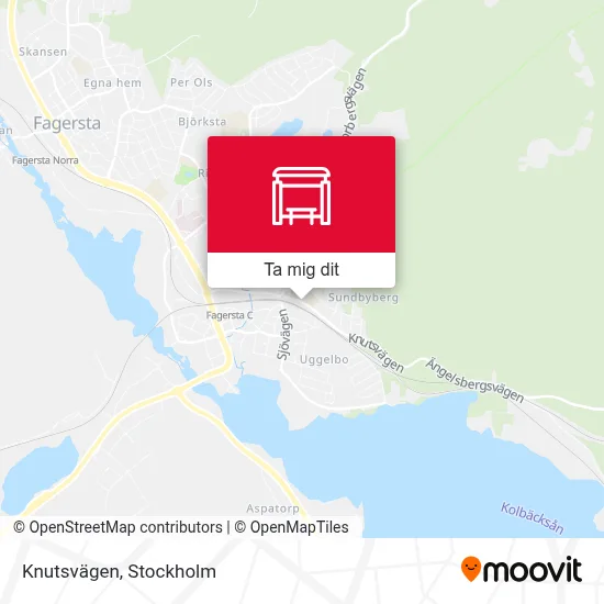 Knutsvägen karta