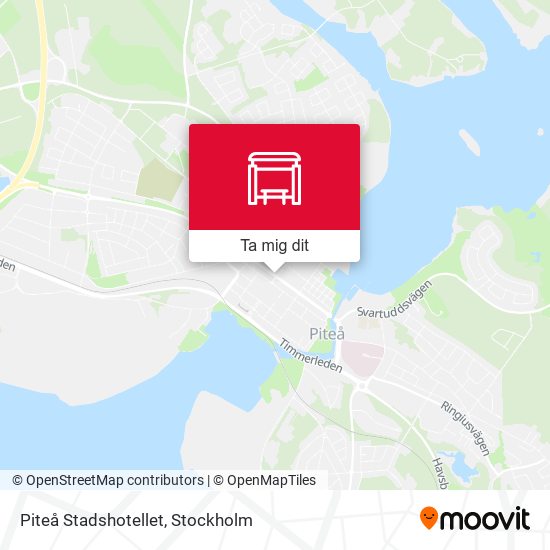 Piteå Stadshotellet karta