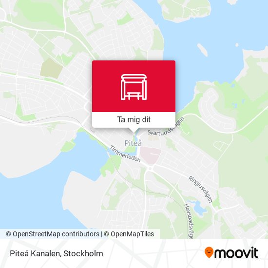 Piteå Kanalen karta