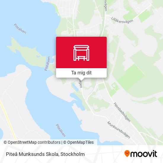 Piteå Munksunds Skola karta