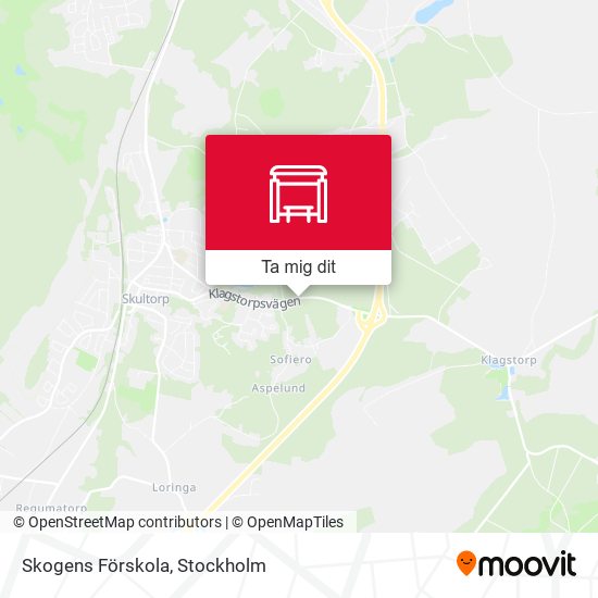 Skogens Förskola karta