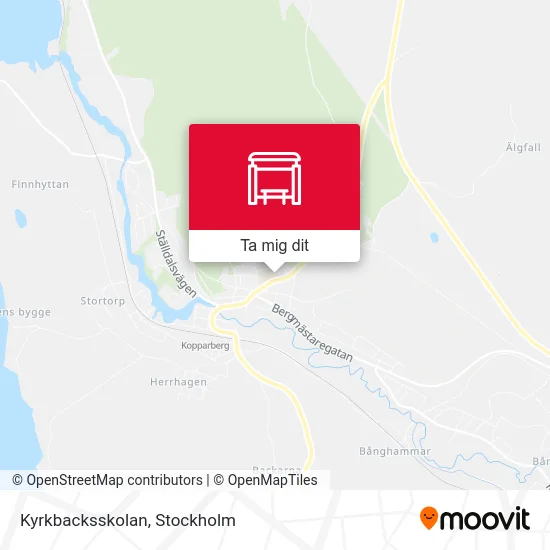 Kyrkbacksskolan karta