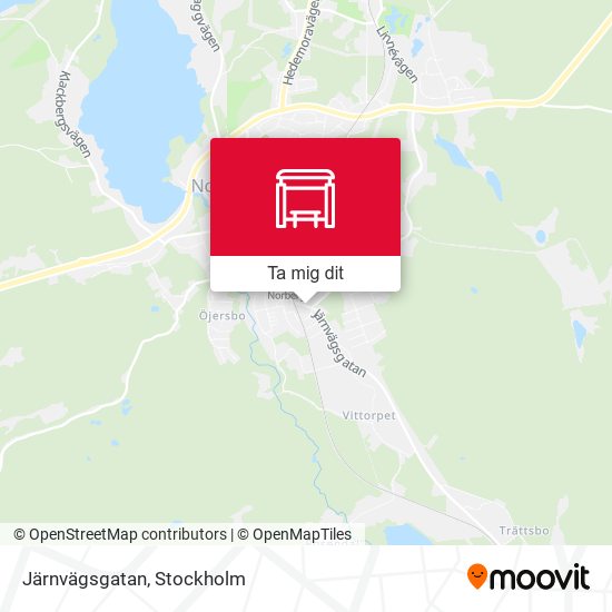 Järnvägsgatan karta