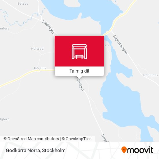 Godkärra Norra karta