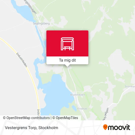 Vestergrens Torp karta