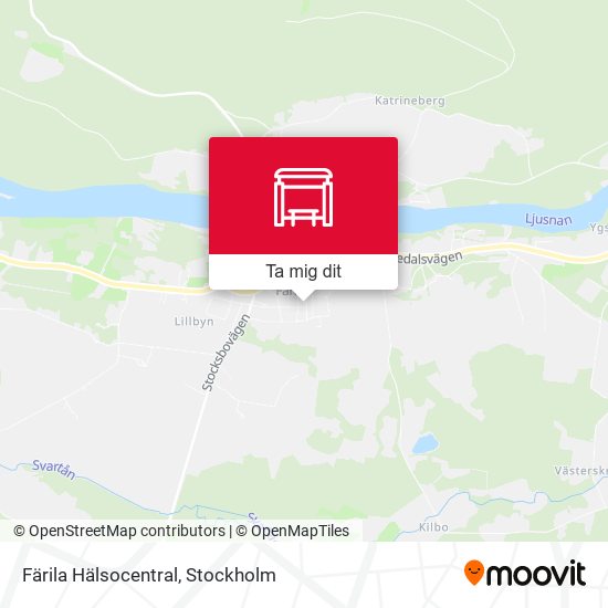 Färila Hälsocentral karta