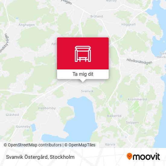 Svanvik Östergård karta