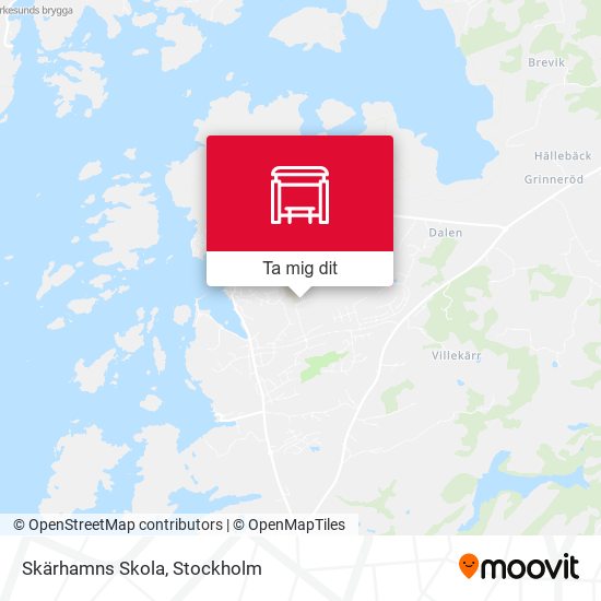 Skärhamns Skola karta