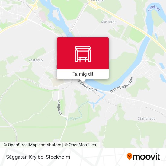 Såggatan Krylbo karta