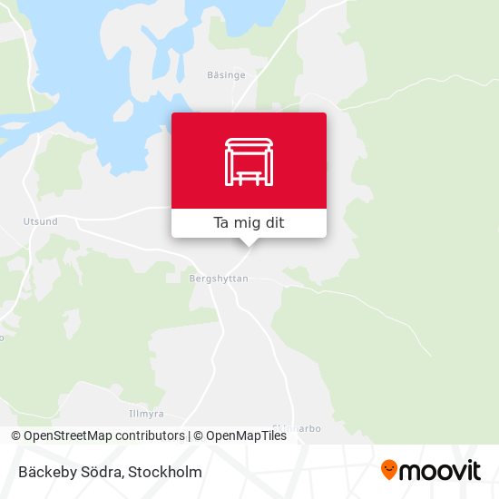 Bäckeby Södra karta