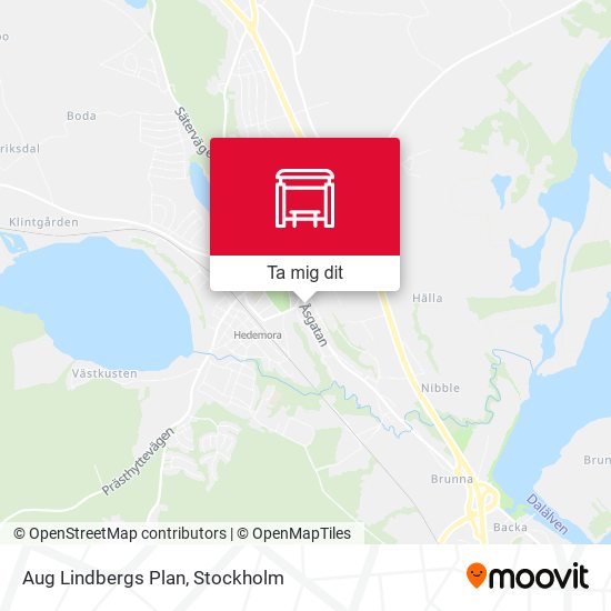 Aug Lindbergs Plan karta