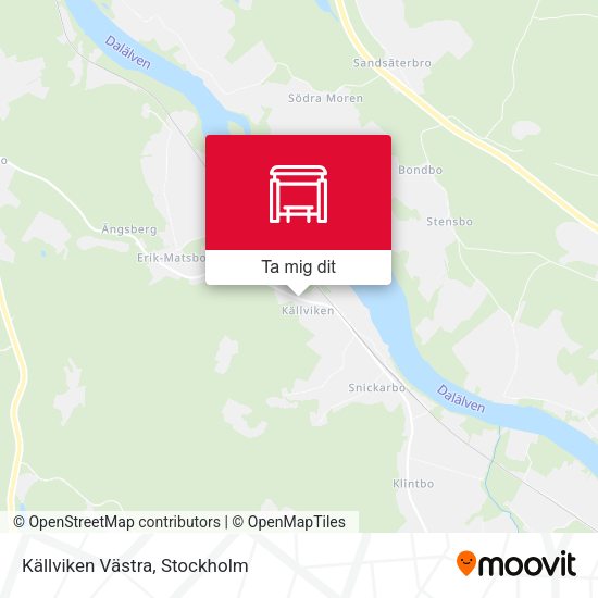 Källviken Västra karta