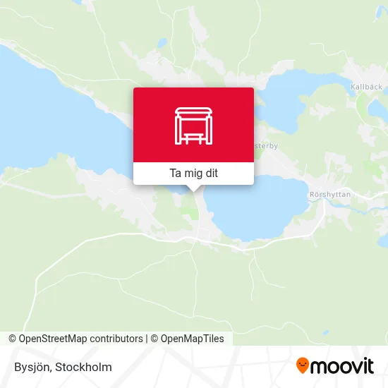 Bysjön karta