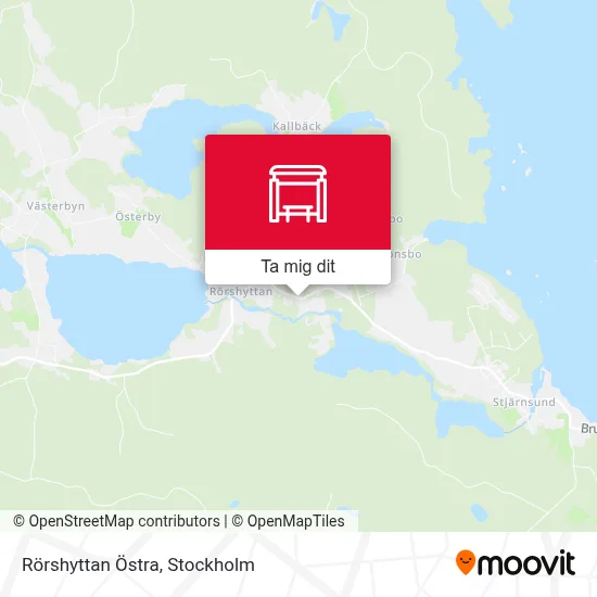 Rörshyttan Östra karta