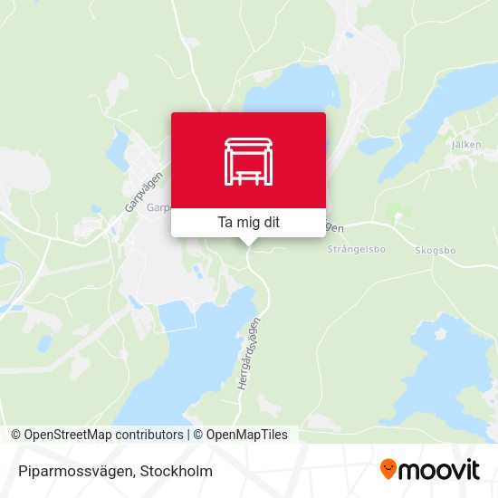 Piparmossvägen karta