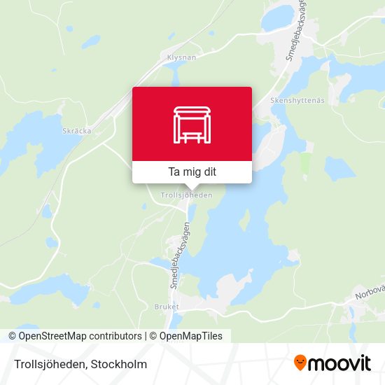 Trollsjöheden karta
