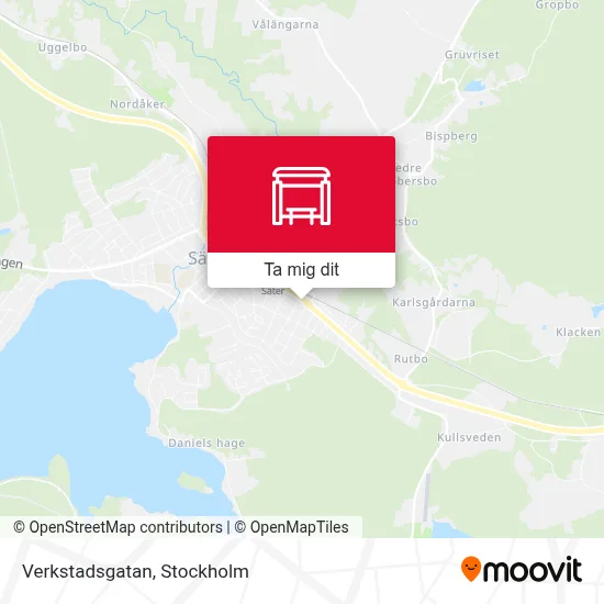 Verkstadsgatan karta