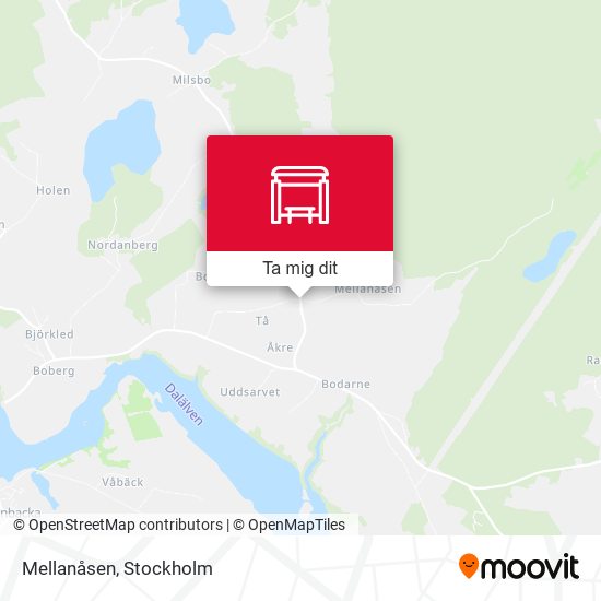 Mellanåsen karta