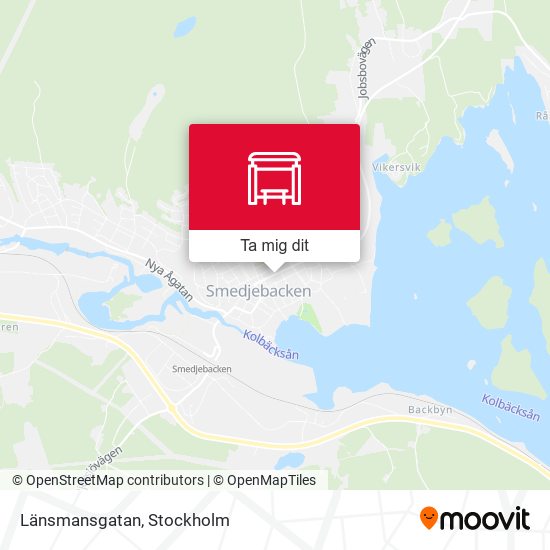 Länsmansgatan karta
