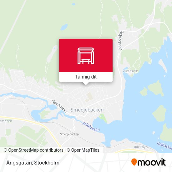 Ängsgatan karta