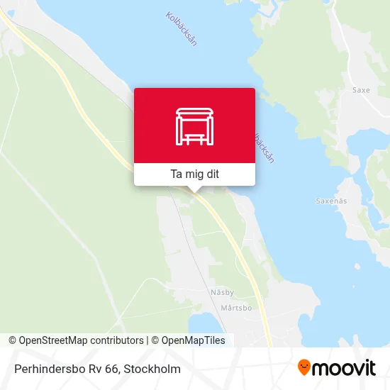 Perhindersbo Rv 66 karta