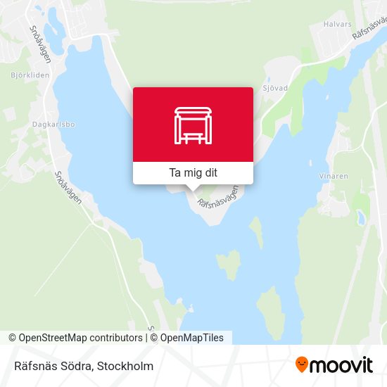 Räfsnäs Södra karta