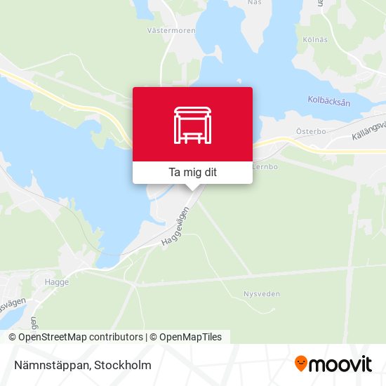 Nämnstäppan karta