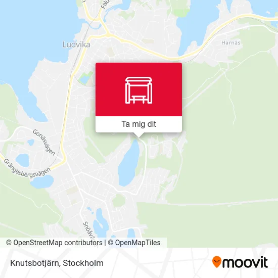 Knutsbotjärn karta