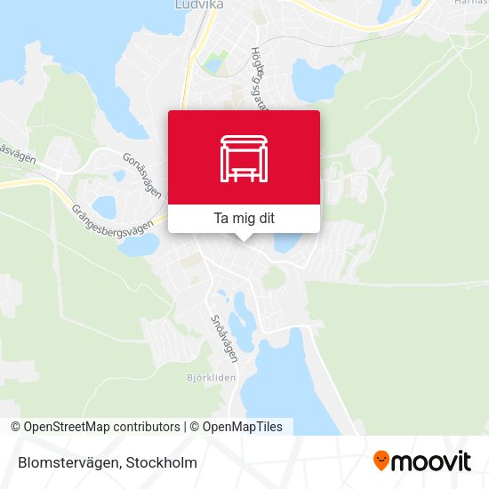 Blomstervägen karta