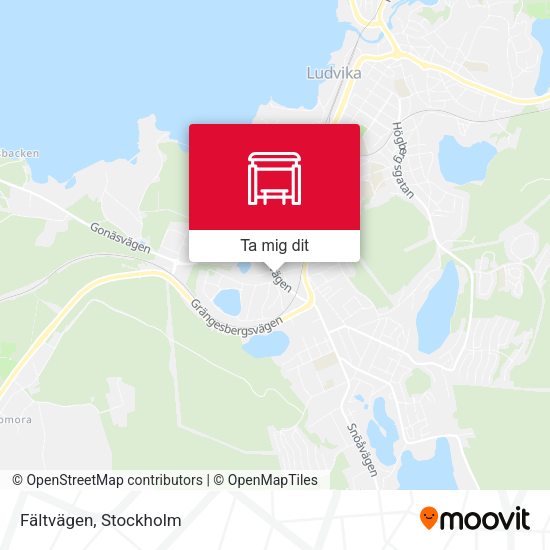 Fältvägen karta