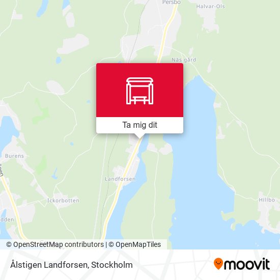 Ålstigen Landforsen karta