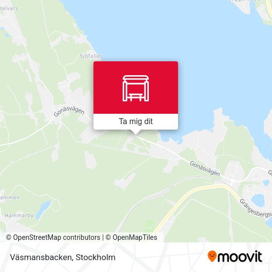 Väsmansbacken karta