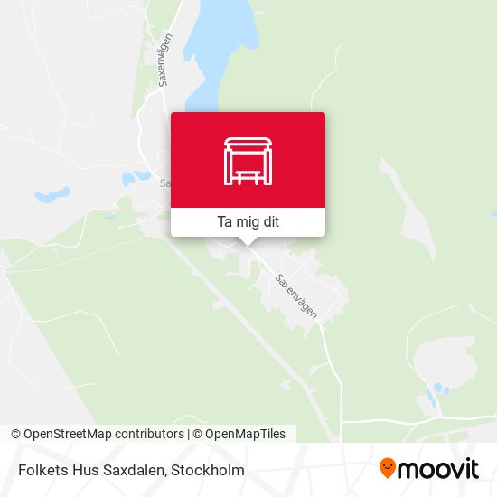 Folkets Hus Saxdalen karta