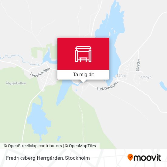 Fredriksberg Herrgården karta