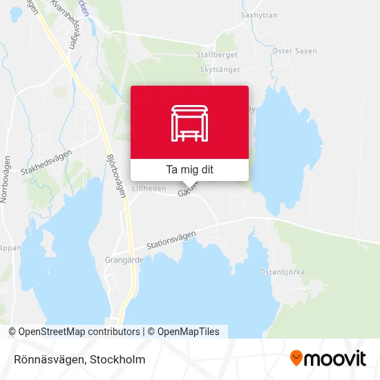 Rönnäsvägen karta