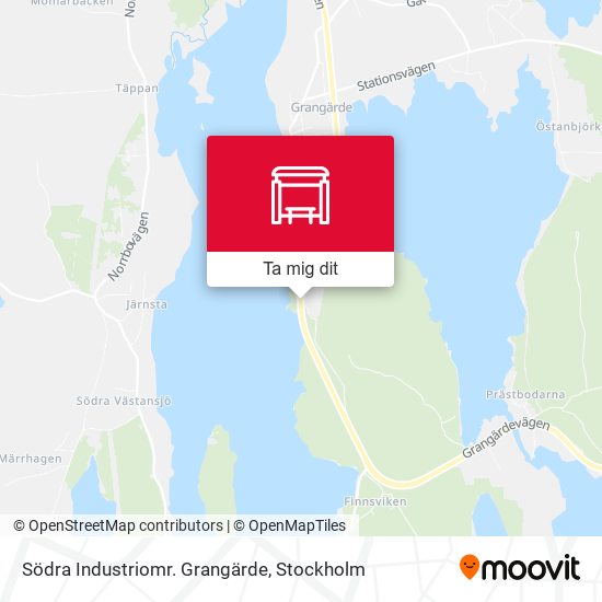 Södra Industriomr. Grangärde karta