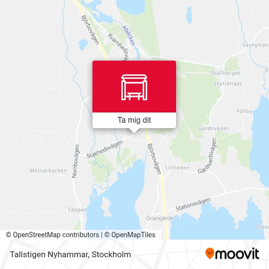Tallstigen Nyhammar karta