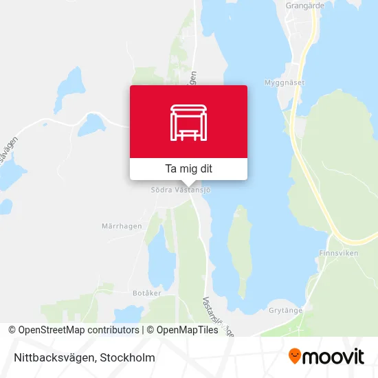 Nittbacksvägen karta